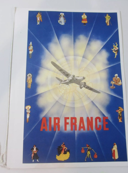 Couverture Menu Concorde Air France - Paris-New York 1981